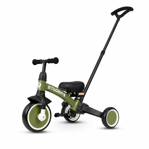 BBP-325QPSTAGER81 Tricicleta evolutiva pliabila STAGER Green sistem de pliere si 6 ani BebePrice.ro [1]