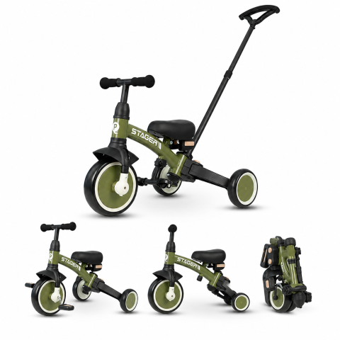 BBP-325QPSTAGER81 Tricicleta evolutiva pliabila STAGER Green sistem de pliere si 6 ani BebePrice.ro [6]