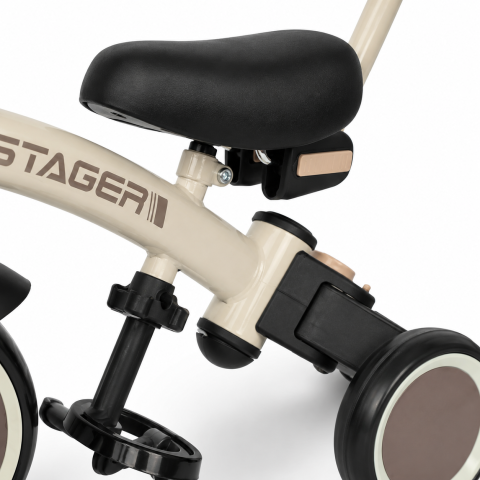 BBP-325QPSTAGER43 Tricicleta evolutiva pliabila STAGER Mocha Brown sistem de pliere si 6 ani BebePrice.ro [1]