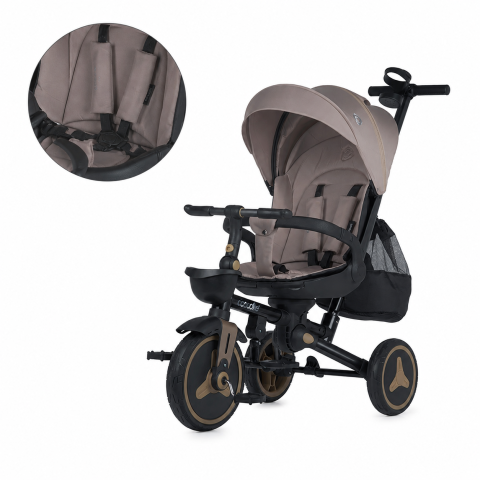 BBP-326014544 Tricicleta ultrapliabila Urbio Plus Mocha Beige functie rotativa si format ultrapliabil BebePrice.ro [5]