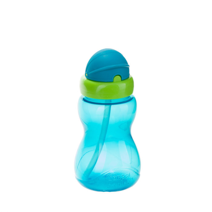 Canita sport cu pai retractabil, Canpol babies®, fara BPA, 270 ml, albastru [3]