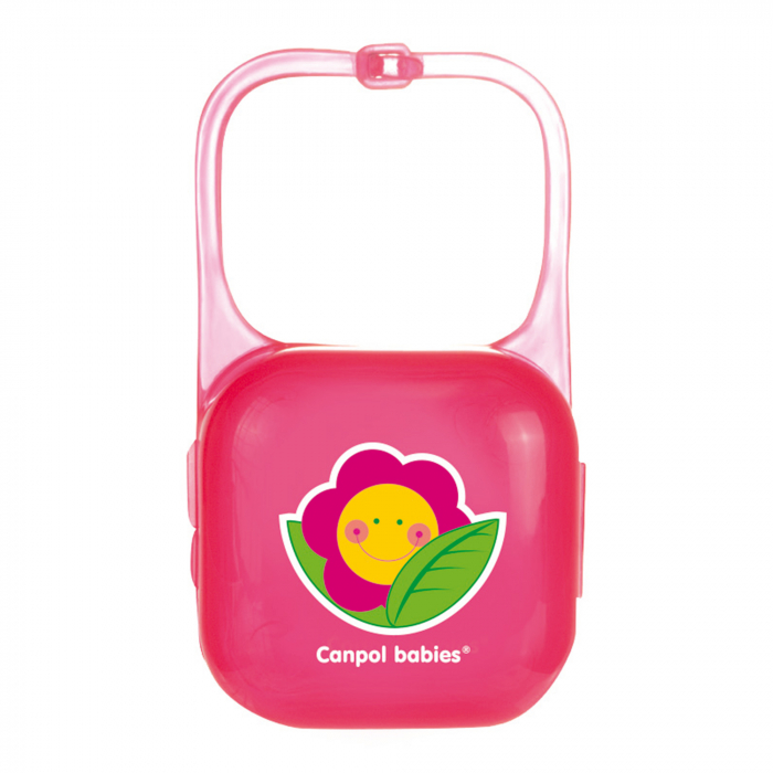 Cutie suzeta „Happy Garden“, Canpol babies®, fara BPA, roz [1]