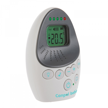 Sistem bidirectional de monitorizare audio bebelusi, „EasyStart Plus“, Canpol babies®, alb/gri [2]
