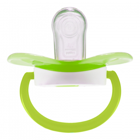 Suzeta „So Cool“ cu tetina simetrica silicon, Canpol babies®, fara BPA, 18 luni+, verde [3]