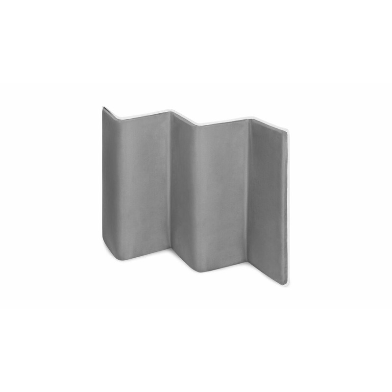 Lionelo - Patut pliant cu doua nivele Flower cu arcada Gri [10]