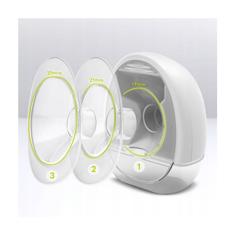 Pompa de san portabila Fidi cu accesorii Hands-free 5 functii de masaj Lionelo [9]