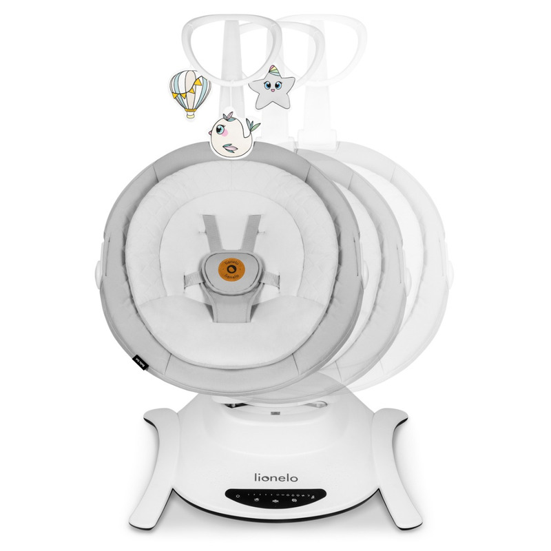 Lionelo - Set 2 in 1 Balansoar si landou Bella 360 cu ecran tactil si telecomanda [5]