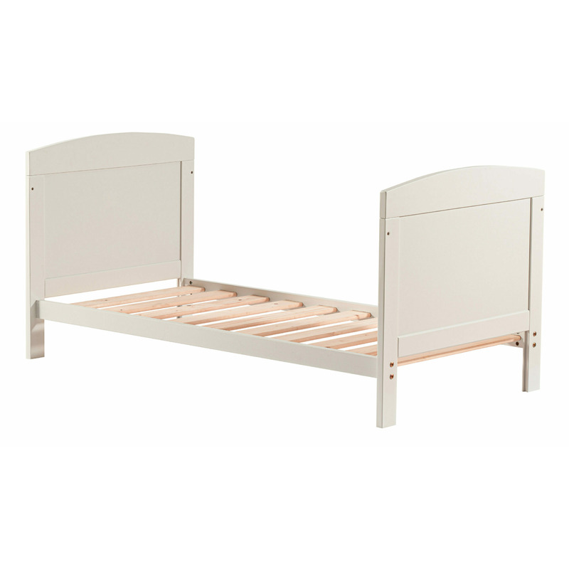 Patut din lemn Lory transformabil pentru bebe si junior 120x60 cm FreeON White [3]