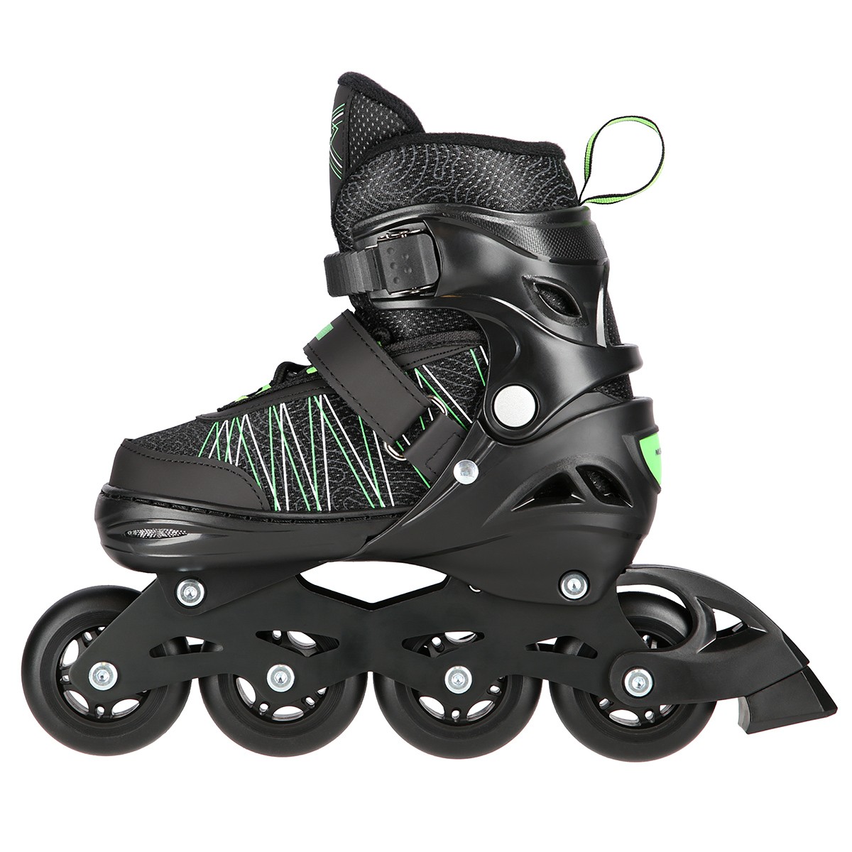 Role Reglabile 2in1 Nils Extreme NH11912A Negru/Verde [3]