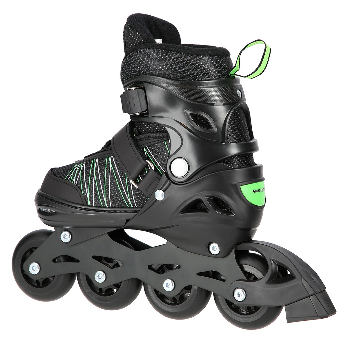 Role Reglabile 2in1 Nils Extreme NH11912A Negru/Verde [2]