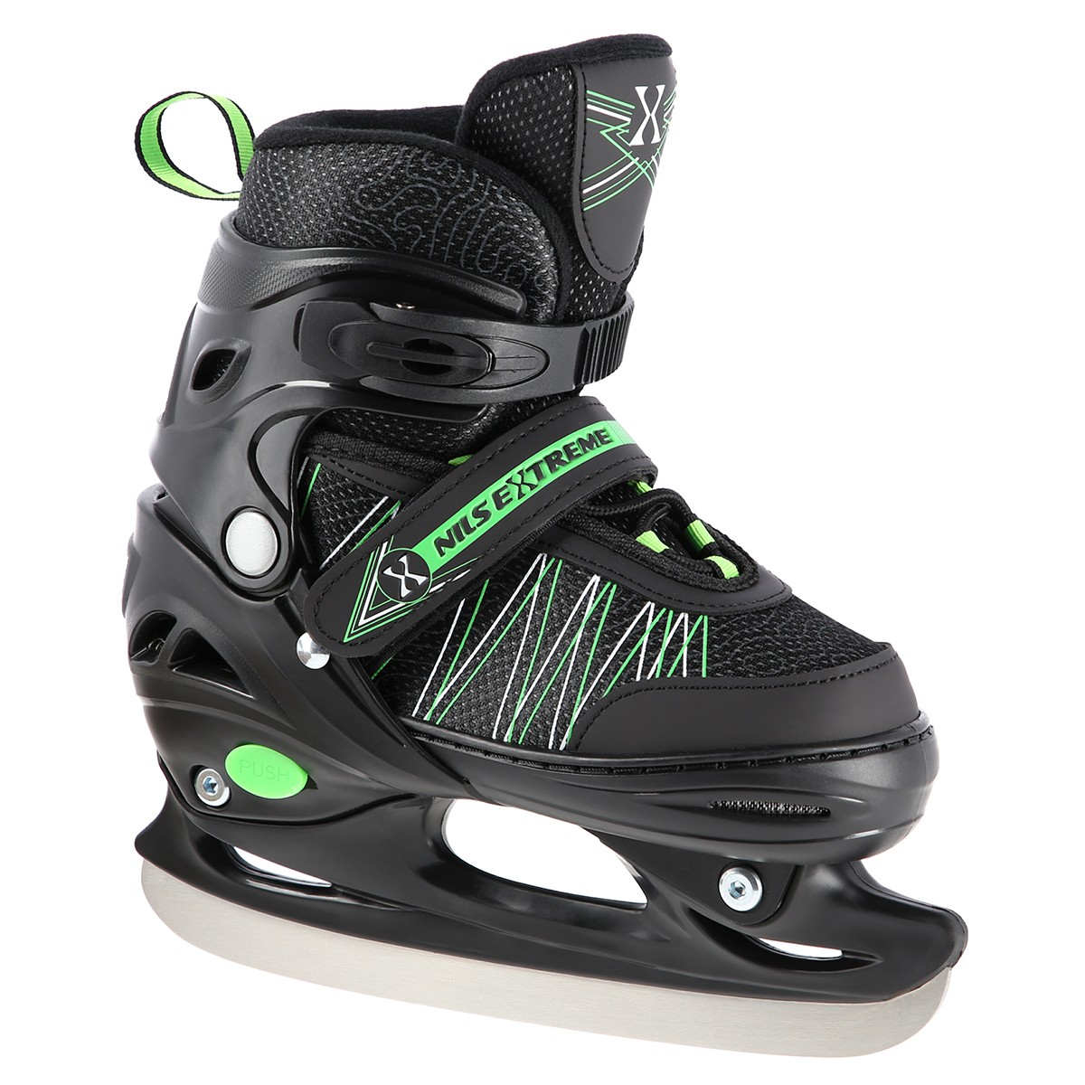 Role Reglabile 2in1 Nils Extreme NH11912A Negru/Verde [11]