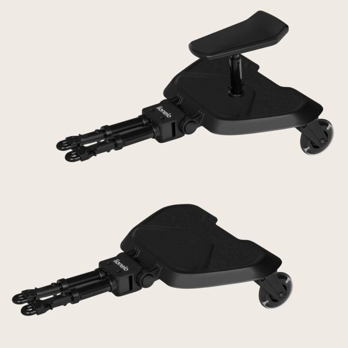 Adaptor universal carucior pentru al doilea copil, Lionelo, Buggy Board, 2 in 1, Sustine 25 kg, Negru [15]