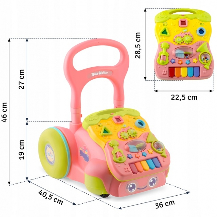 Antemergator 2 in 1 cu diverse activitati si muzica Ricokids RK-744 [8]