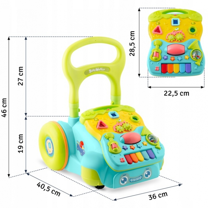 Antemergator 2 in 1 cu diverse activitati si muzica Ricokids RK-744 [8]