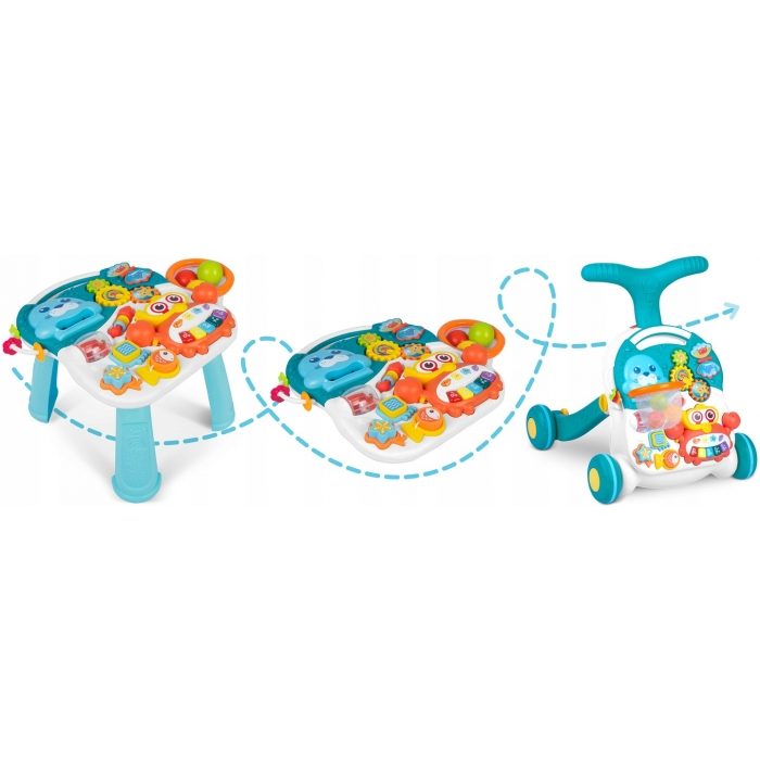 Antemergator educational 2 in 1 Ricokids RK-810 Alb cu albastru [3]