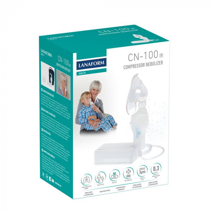 Aparat de aerosoli cu compresor portabil CN100P Lanaform [3]