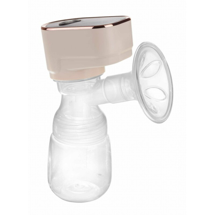 Aparat electric pentru alaptare, Bocioland, Clara, cu multiple functii, cu biberon si o suzeta, Pink [2]