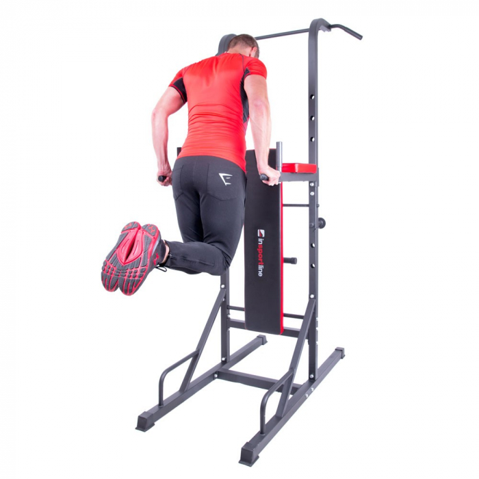 Aparat Multifunctional inSPORTline Power Tower si Set Gantere 3-50 kg [4]