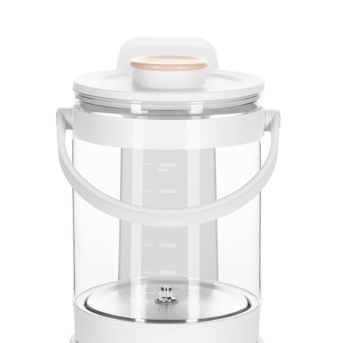 Aparat pentru incalzirea si declorizare apei Lionelo Babypresto 2.0, Pentru lapte parf, Lampa UV, Rezervor 3l, Lumina de noapte, Dozare 30- 300 ml, 1200 W, Afisaj digital, Alb [11]