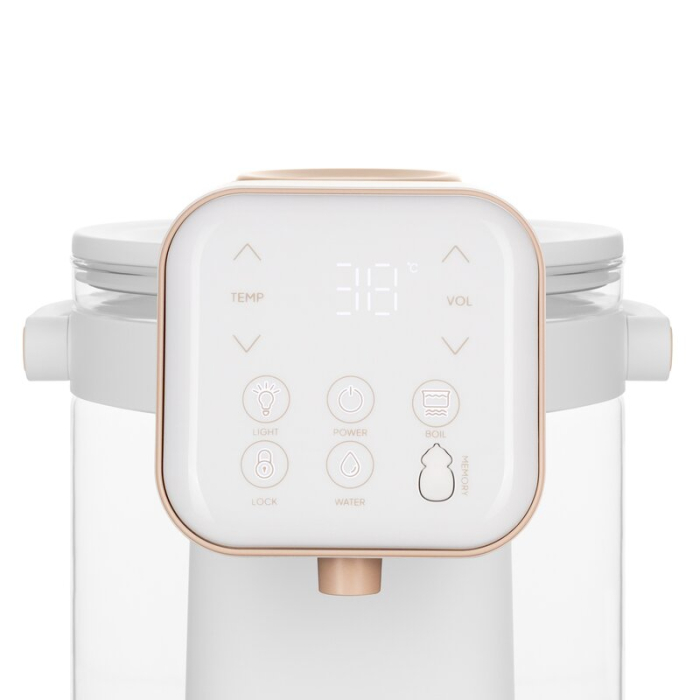 Aparat pentru incalzirea si declorizare apei Lionelo Babypresto 2.0, Pentru lapte parf, Lampa UV, Rezervor 3l, Lumina de noapte, Dozare 30- 300 ml, 1200 W, Afisaj digital, Alb [14]