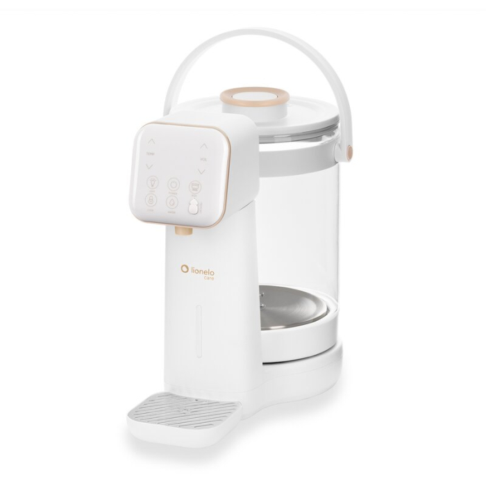 Aparat pentru incalzirea si declorizare apei Lionelo Babypresto 2.0, Pentru lapte parf, Lampa UV, Rezervor 3l, Lumina de noapte, Dozare 30- 300 ml, 1200 W, Afisaj digital, Alb [7]