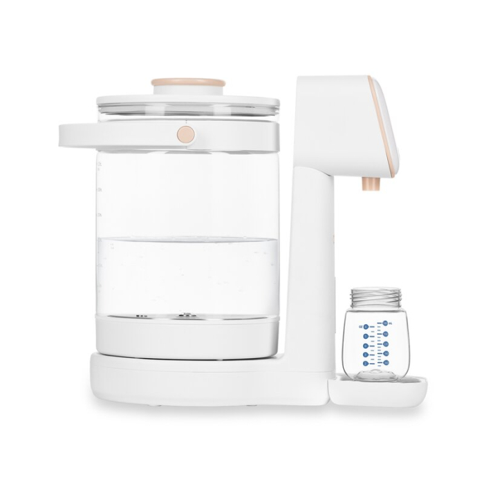 Aparat pentru incalzirea si declorizare apei Lionelo Babypresto 2.0, Pentru lapte parf, Lampa UV, Rezervor 3l, Lumina de noapte, Dozare 30- 300 ml, 1200 W, Afisaj digital, Alb [9]