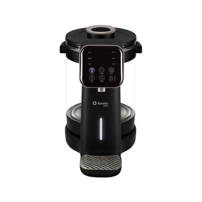 Aparat pentru incalzirea si declorizarea apei, Lionelo, Babypresto 2.0, Pentru lapte parf, Lampa UV, Rezervor 3l, Lumina de noapte, Dozare 30- 300 ml, 1200 W, Afisaj digital, Negru [5]