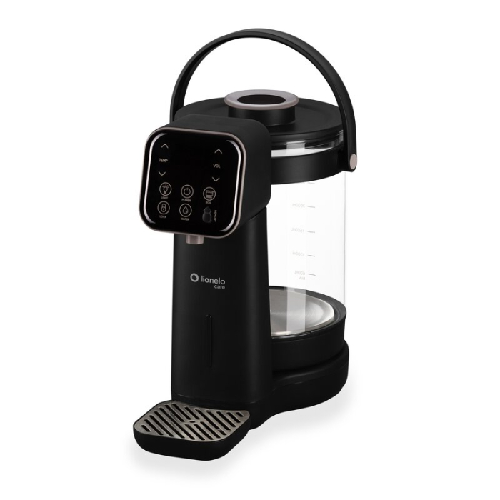 Aparat pentru incalzirea si declorizarea apei, Lionelo, Babypresto 2.0, Pentru lapte parf, Lampa UV, Rezervor 3l, Lumina de noapte, Dozare 30- 300 ml, 1200 W, Afisaj digital, Negru [7]