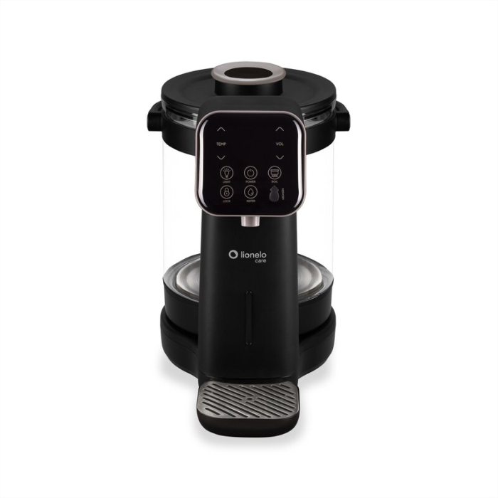 Aparat pentru incalzirea si declorizarea apei, Lionelo, Babypresto 2.0, Pentru lapte parf, Lampa UV, Rezervor 3l, Lumina de noapte, Dozare 30- 300 ml, 1200 W, Afisaj digital, Negru [4]
