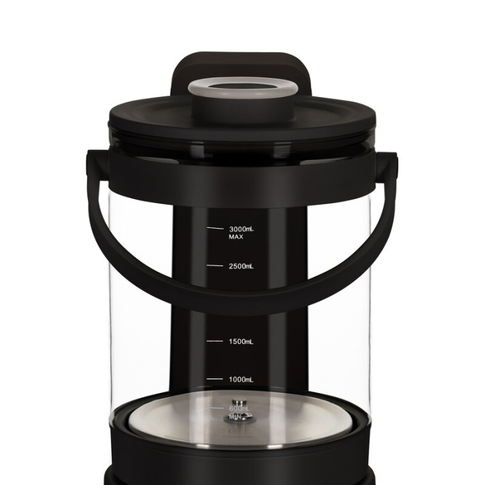 Aparat pentru incalzirea si declorizarea apei, Lionelo, Babypresto 2.0, Pentru lapte parf, Lampa UV, Rezervor 3l, Lumina de noapte, Dozare 30- 300 ml, 1200 W, Afisaj digital, Negru [11]