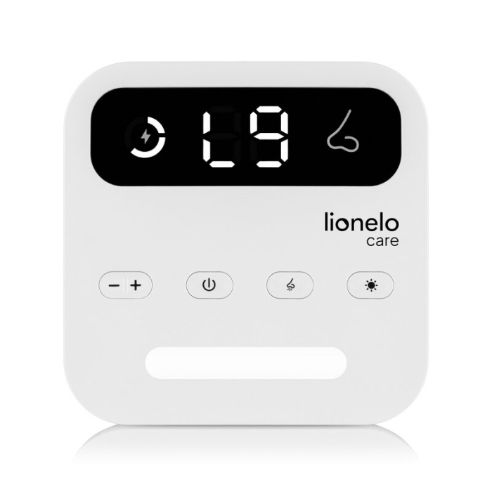 Aspirator nazal electric, Lionelo, Babyair Flow, Multifunctional, 9 trepte de aspirare, Functionare wireless pana la 2.5 h, Silentios, Functie de lampa, 3 varfuri din silicon, Perie de curatare inclus [4]