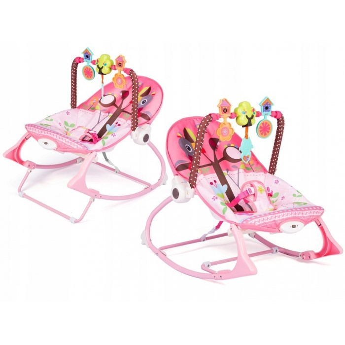 Balansoar 3 in 1 cu vibratii Ricokids 7303, Roz [5]