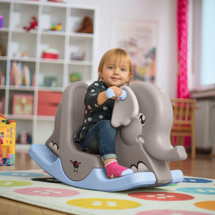 Balansoar Big Rocking Elephant grey [5]