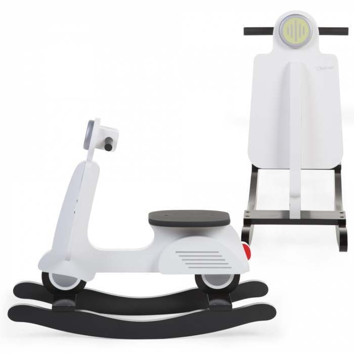 Balansoar Childhome Scooter, MDF Alb [2]