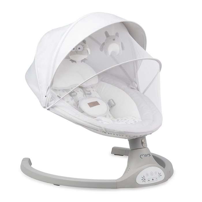 Balansoar electric MoMi Lami, Light Grey [3]