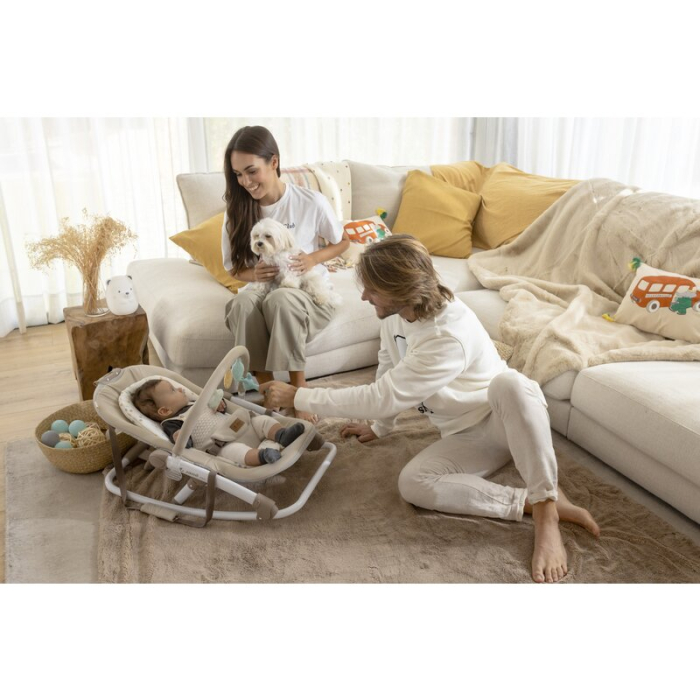 Balansoar, Jane, Fold, Pliabil, Bara de jucarii si spatar reglabil, Botanic [8]