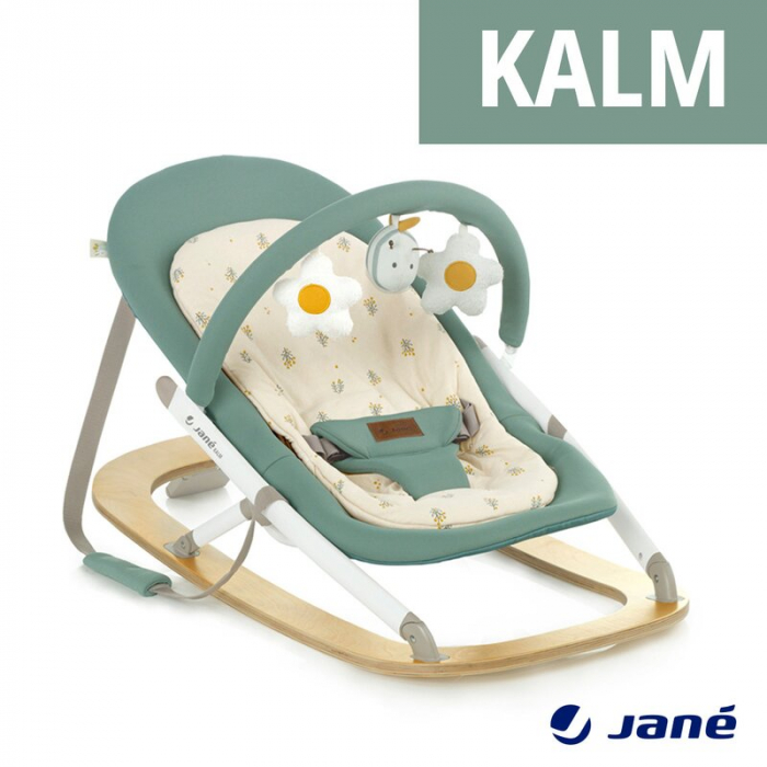 Balansoar Jane Kalm Pliabil cu bara de jucarii si spatar reglabil Botanic [15]