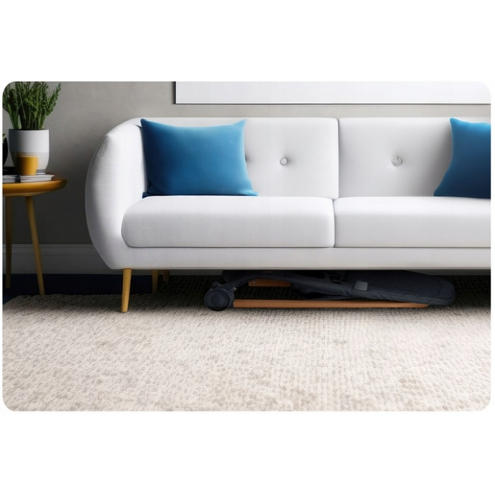 Balansoar pentru copii 2 in 1 cu jucarii, Nukido 705202, Gri antracit [5]