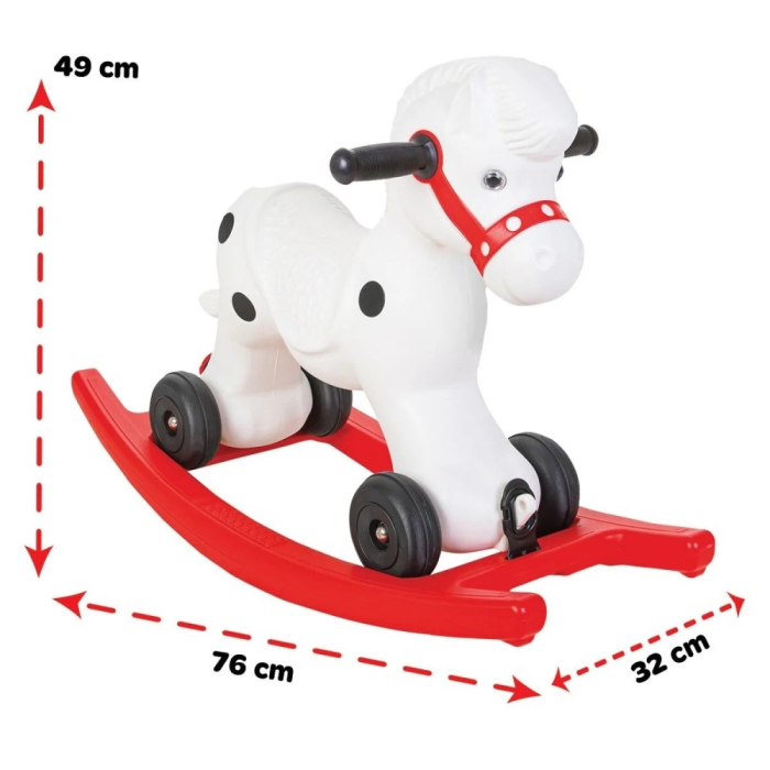 Balansoar pentru copii Pilsan Pony Horse white [2]