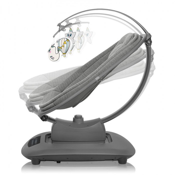 Balansoar si sezlong Lionelo Blossom pana la 9 kg Gri [5]