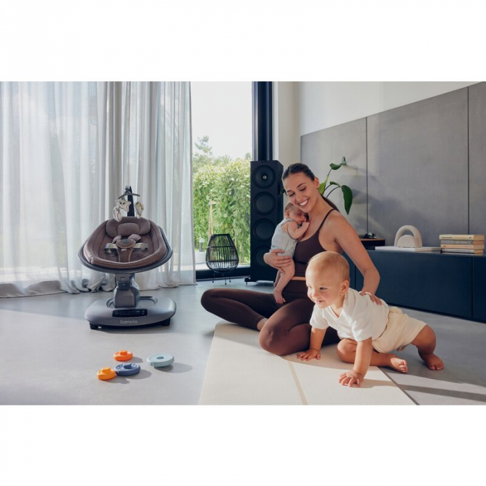 Balansoar si sezlong Lionelo Blossom pana la 9 kg Mov [17]