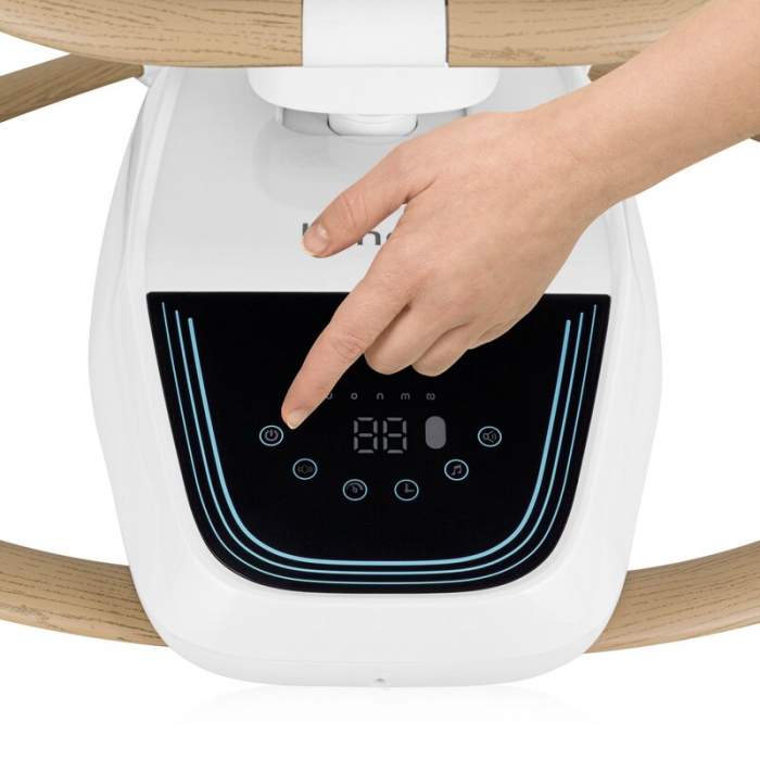 Balansoar si sezlong Lionelo Olivia 2 in 1 Electric cu leganare 3D Bej [13]