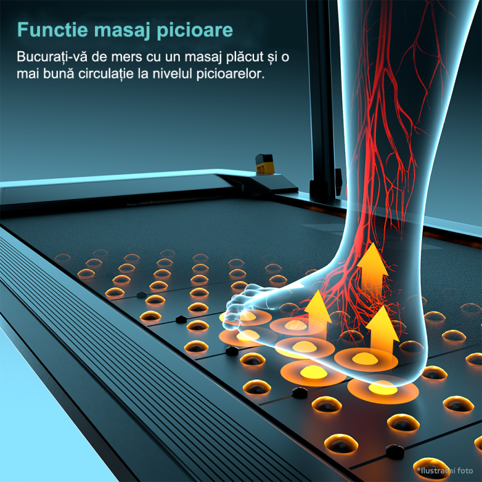 Banda de alergare cu masaj inSPORTline ZenRun NOON [8]