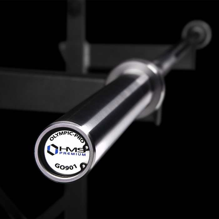 Bara haltera olimpica HMS GO901 220cm/50mm [5]