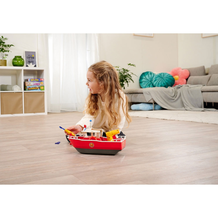 Barca Simba Fireman Sam Titan Fireboat 32 cm cu figurina si accesorii [14]