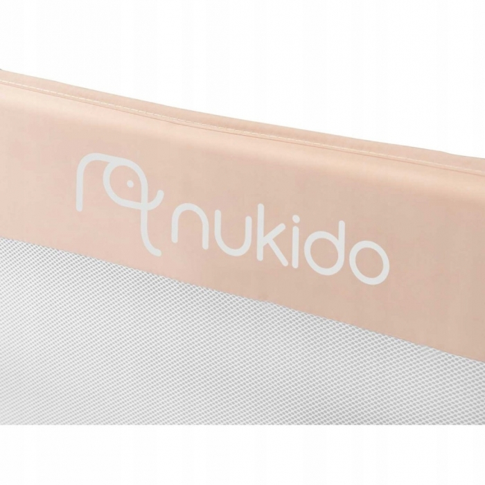 Bariera de protectie pentru pat 150 x 35 x 42 cm Nukido 722201 - Bej [3]