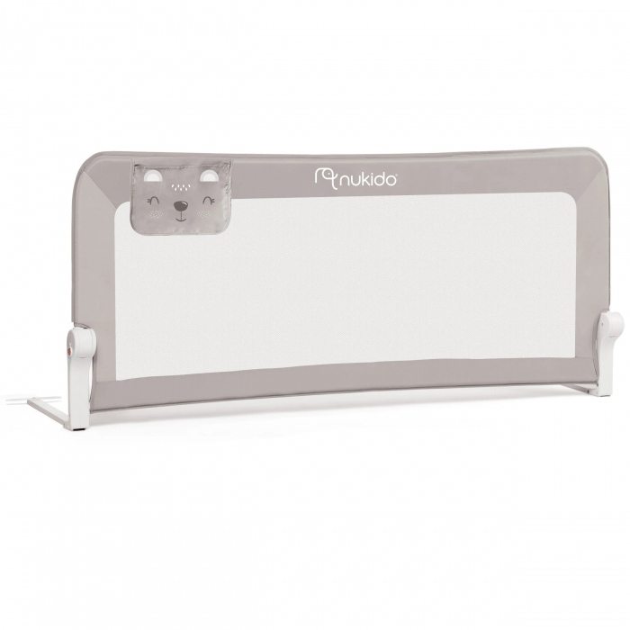Bariera de protectie pentru pat 150 x 35 x 66 cm Nukido 722300 - Gri [2]
