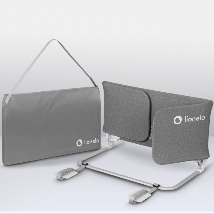 Bariera de protectie pentru pat Lionelo Lora XL Gri [19]