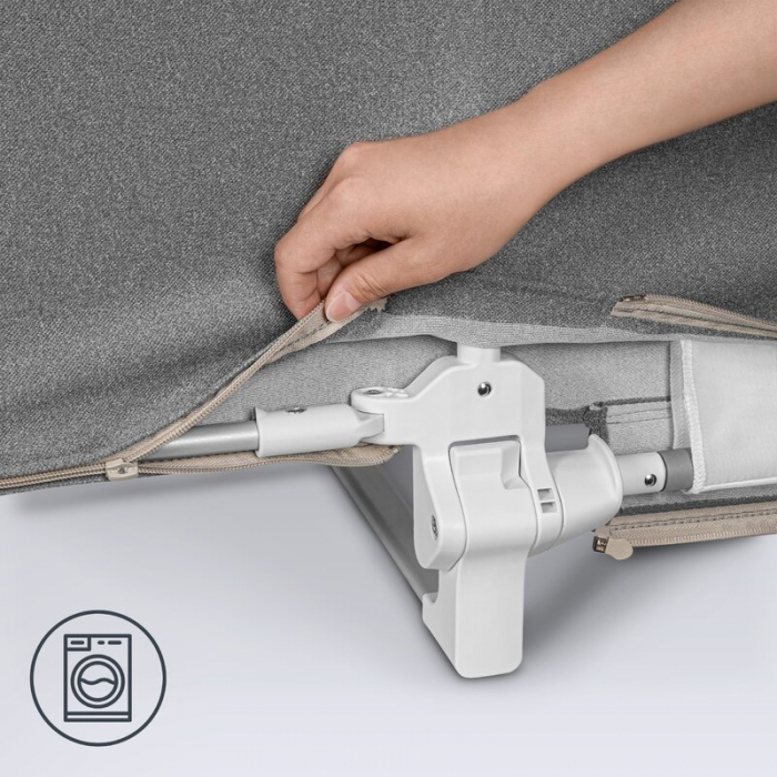 Bariera de protectie pentru pat Lionelo Lora XL Gri [20]