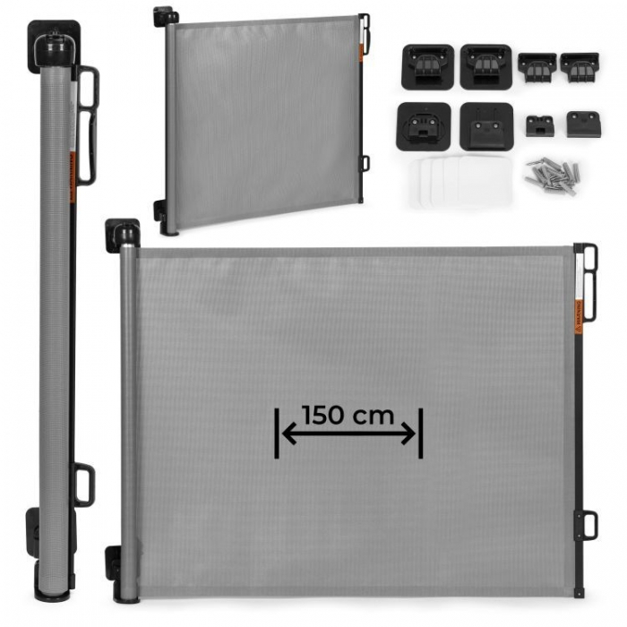 Bariera de siguranta 150 cm Ecotoys SG-001 - Gri [2]